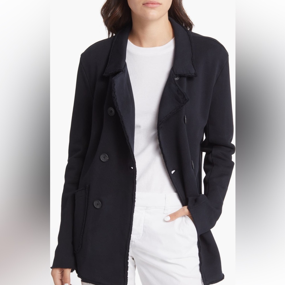 Frank & Eileen BELFAST TRENCH
Sweatshirt Midi Trench Coat, New, Black $400MSRP